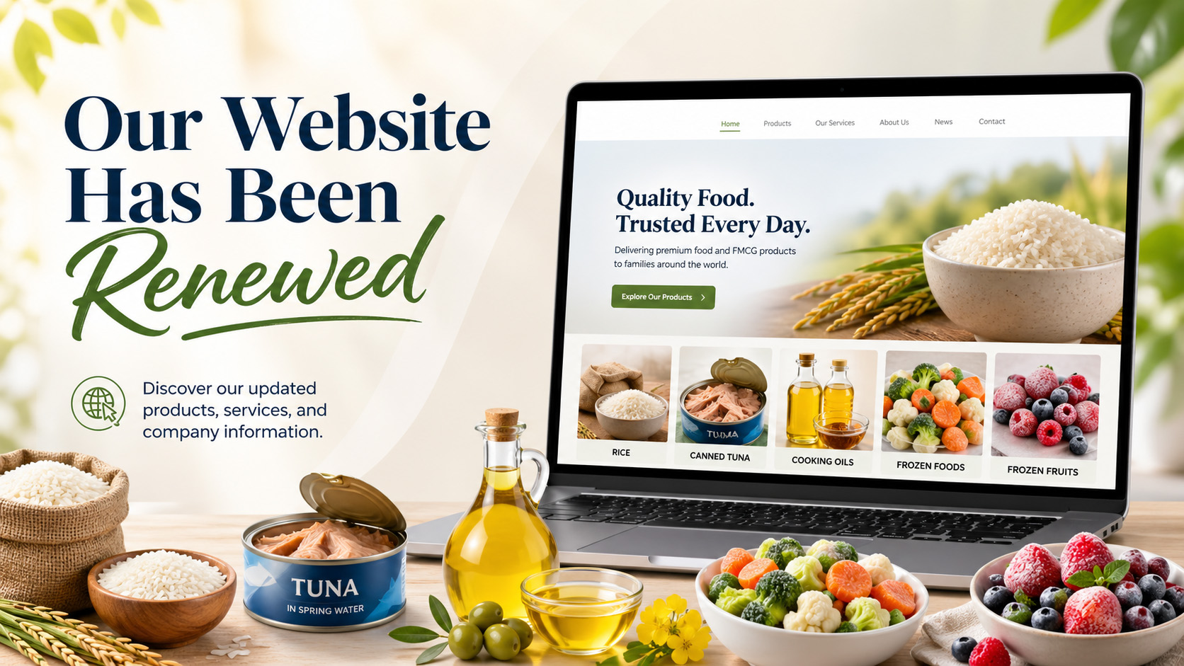 Our Website Has Been Renewed